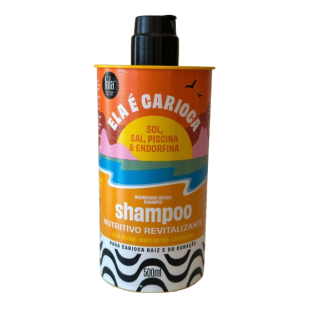 shampoo nutritivo revitalizante .enriquecido com cica  e mate do rio ,fortaleço seu cabelo enquanto cuido do seu coro cabeludo.
