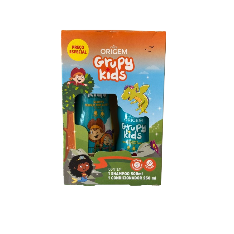 kit para crianças  desembaraço . cabelinhos macios ,cheirosos e sem nós